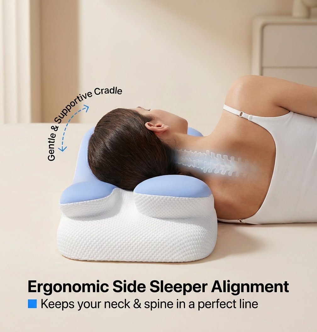 2026 Ergonomic Butterfly Memory Foam Neck Support Pillow (NEW)