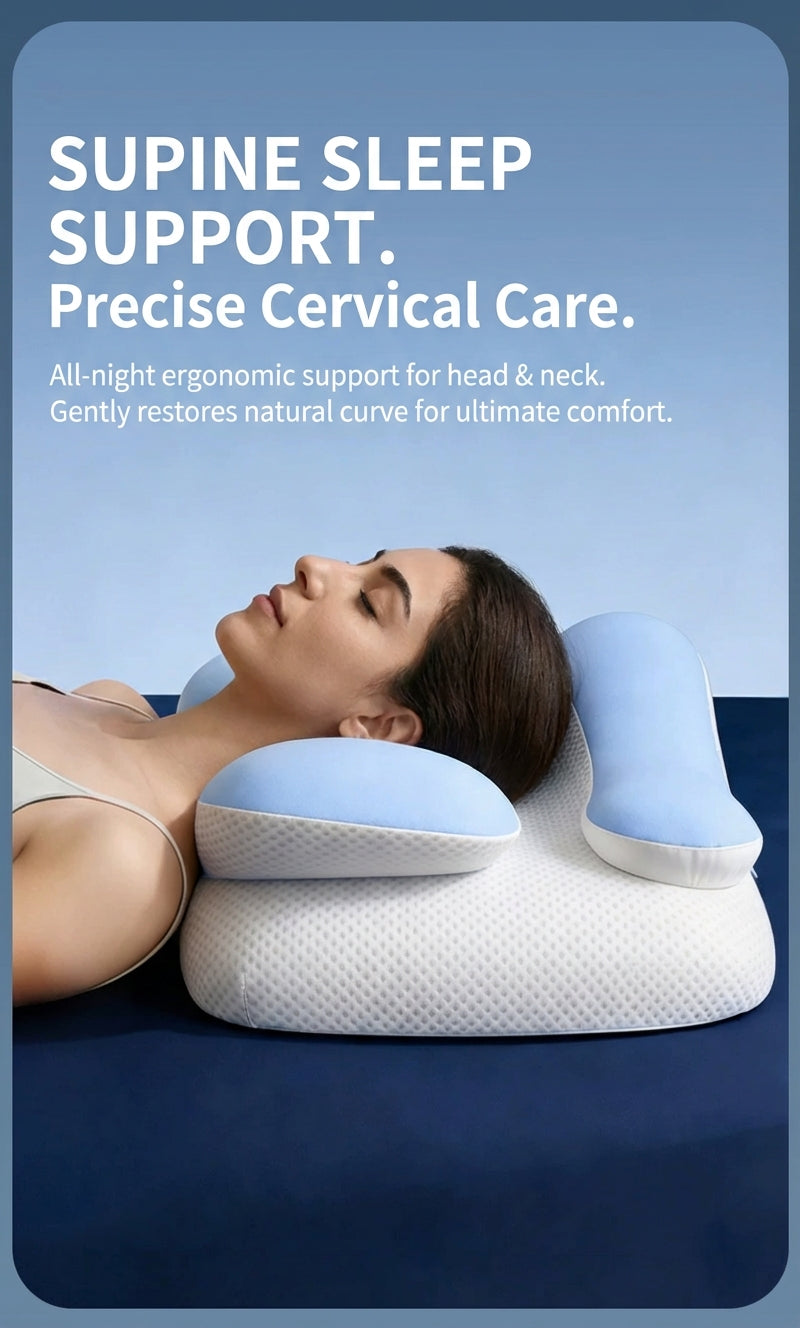 2026 Ergonomic Butterfly Memory Foam Neck Support Pillow (NEW)