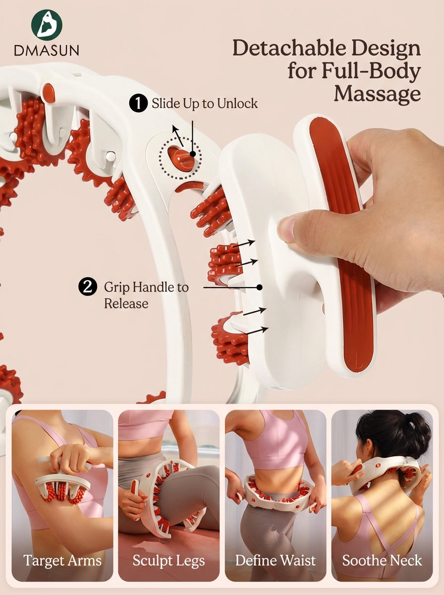 DMASUN 14-Roller 360° Full Coverage Leg & Body Massager