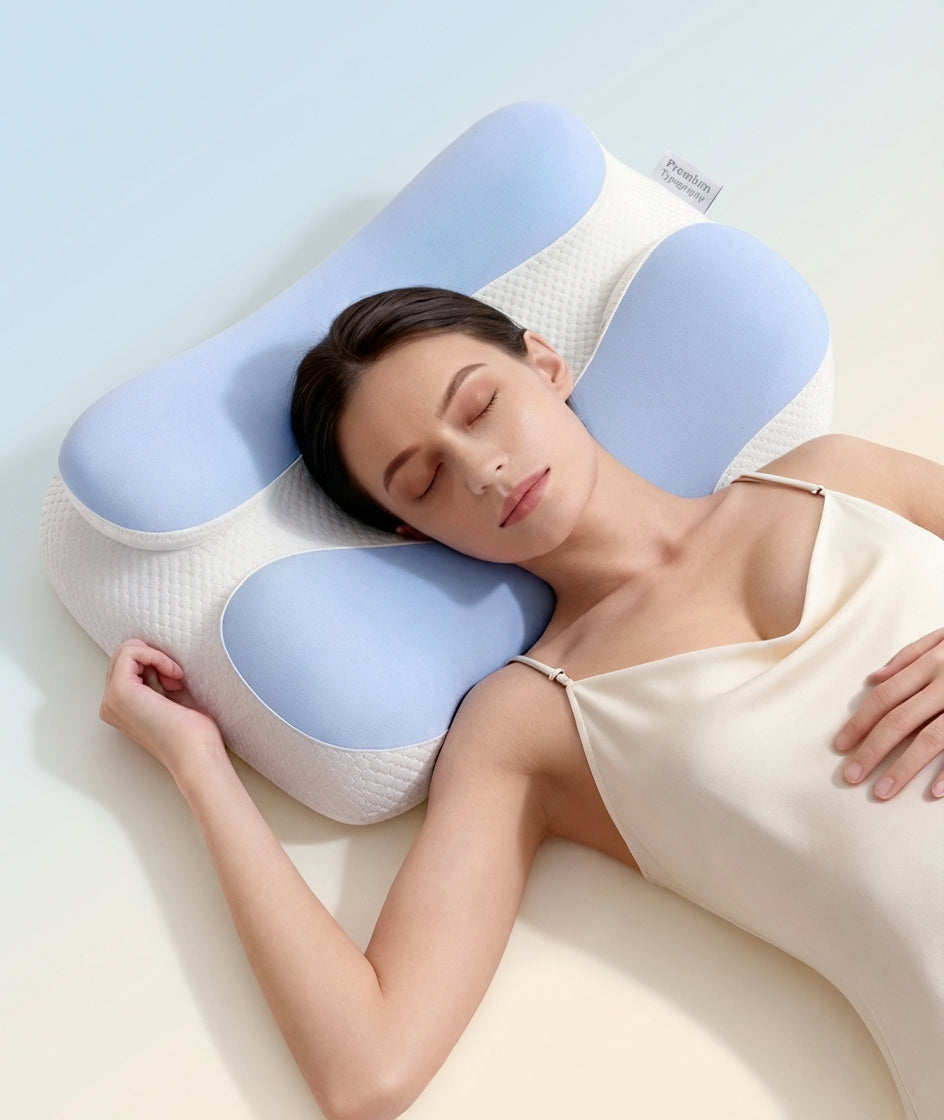 2026 Ergonomic Butterfly Memory Foam Neck Support Pillow (NEW)