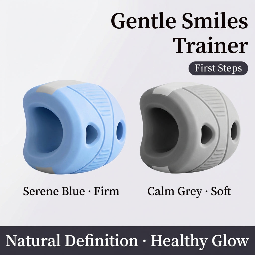 Xinen® German-Design Facial Yoga Trainer – Jawline Exerciser (35LB / 45LB / 55LB Silicone Bite Trainer)