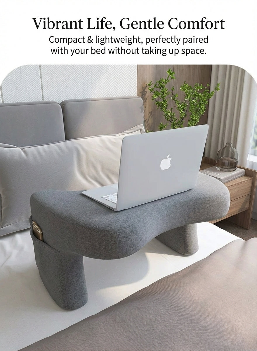 Multi-Functional Ergonomic Reading & Laptop Pillow – Memory Foam Bed Workstation