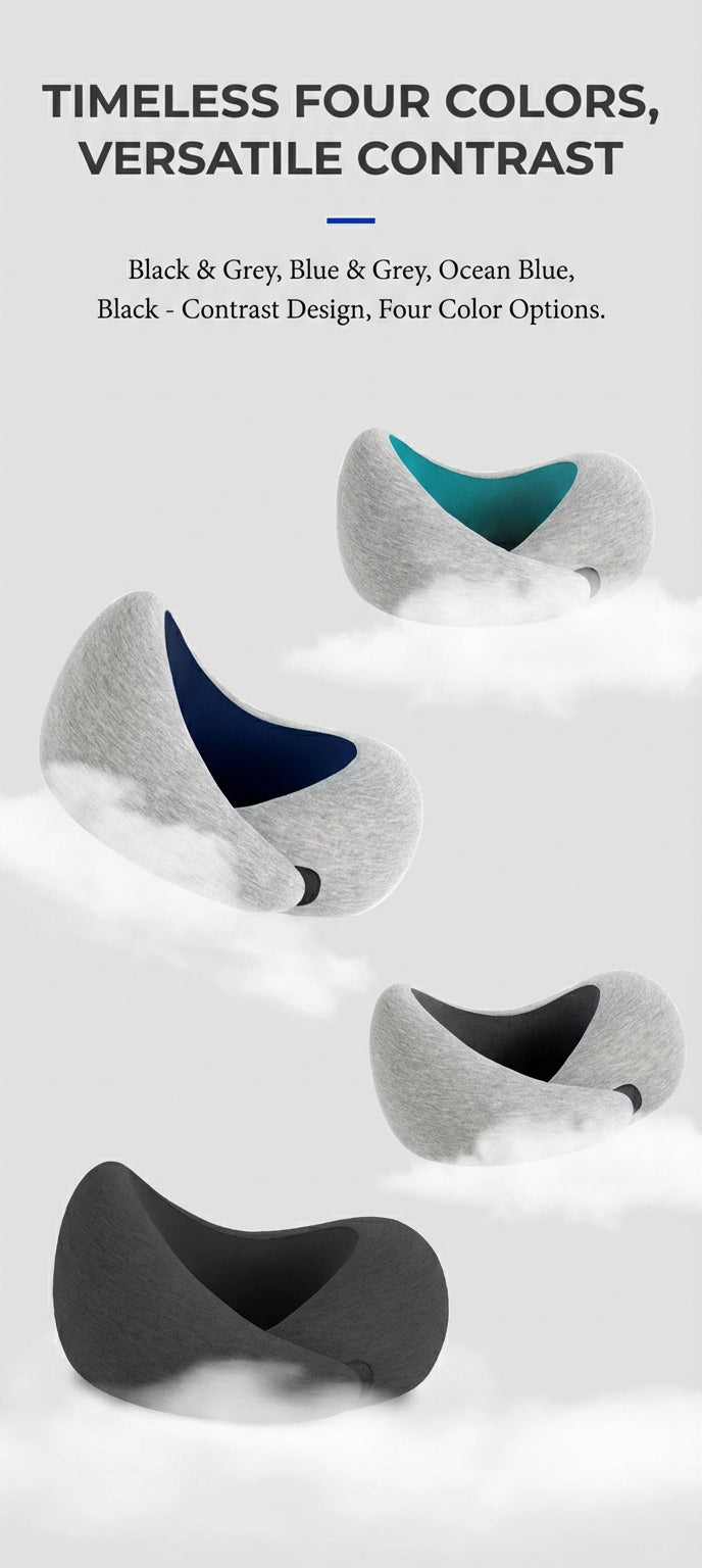 Ostrichpillow Go Ergonomic Memory Foam Travel Neck Pillow
