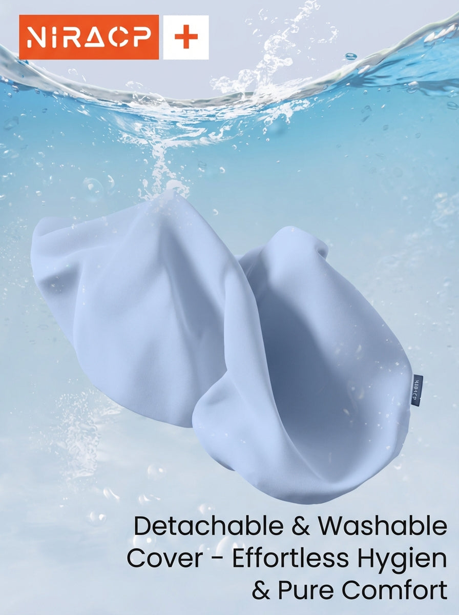 NeLar® Lumbar & Leg Support Set – Memory Foam Waist Pillow & Elevation Leg Cushion