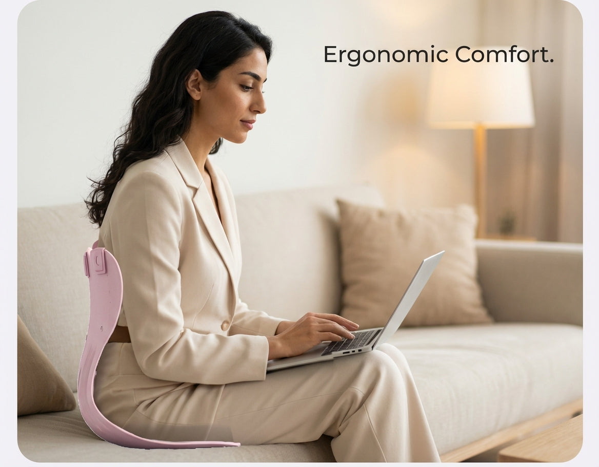 BKT® Ergonomic Lumbar & Seat Support Cushion – Back & Hip Posture Corrector for Office & Home (Official Flagship)