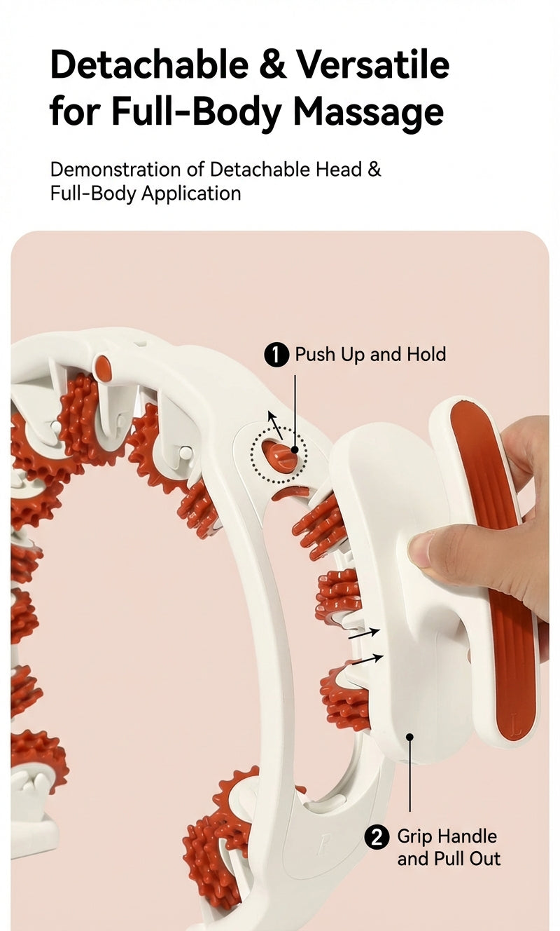 DMASUN 14-Roller 360° Full Coverage Leg & Body Massager