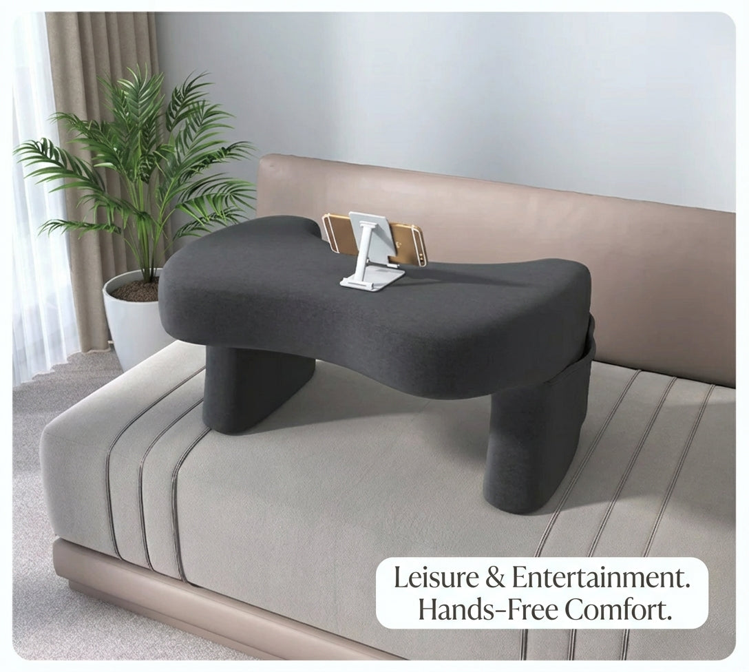 Multi-Functional Ergonomic Reading & Laptop Pillow – Memory Foam Bed Workstation