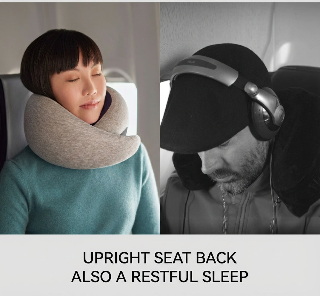 Ostrichpillow Go Ergonomic Memory Foam Travel Neck Pillow