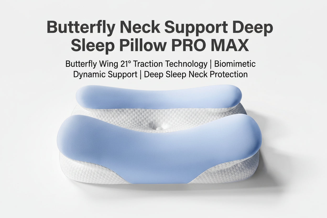 2026 Ergonomic Butterfly Memory Foam Neck Support Pillow (NEW)