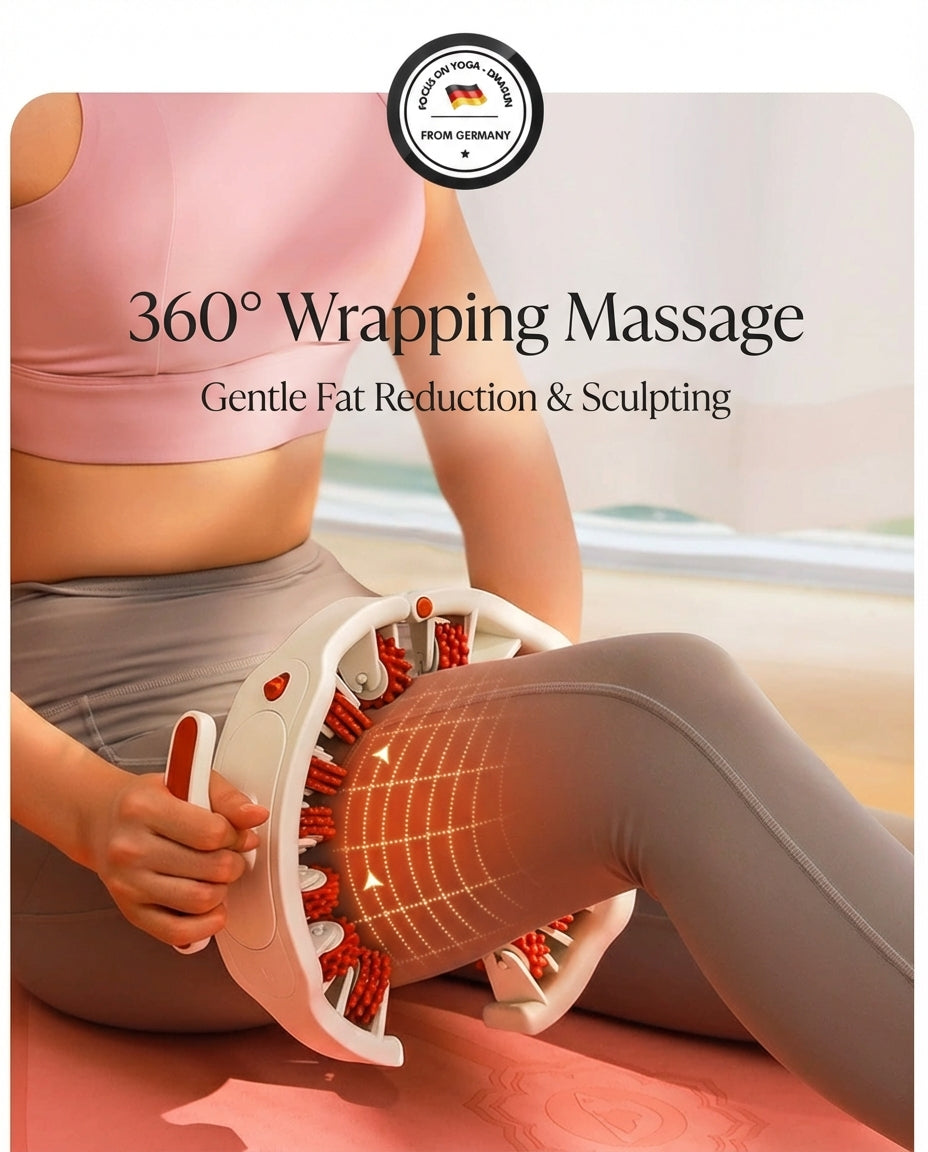 DMASUN 14-Roller 360° Full Coverage Leg & Body Massager