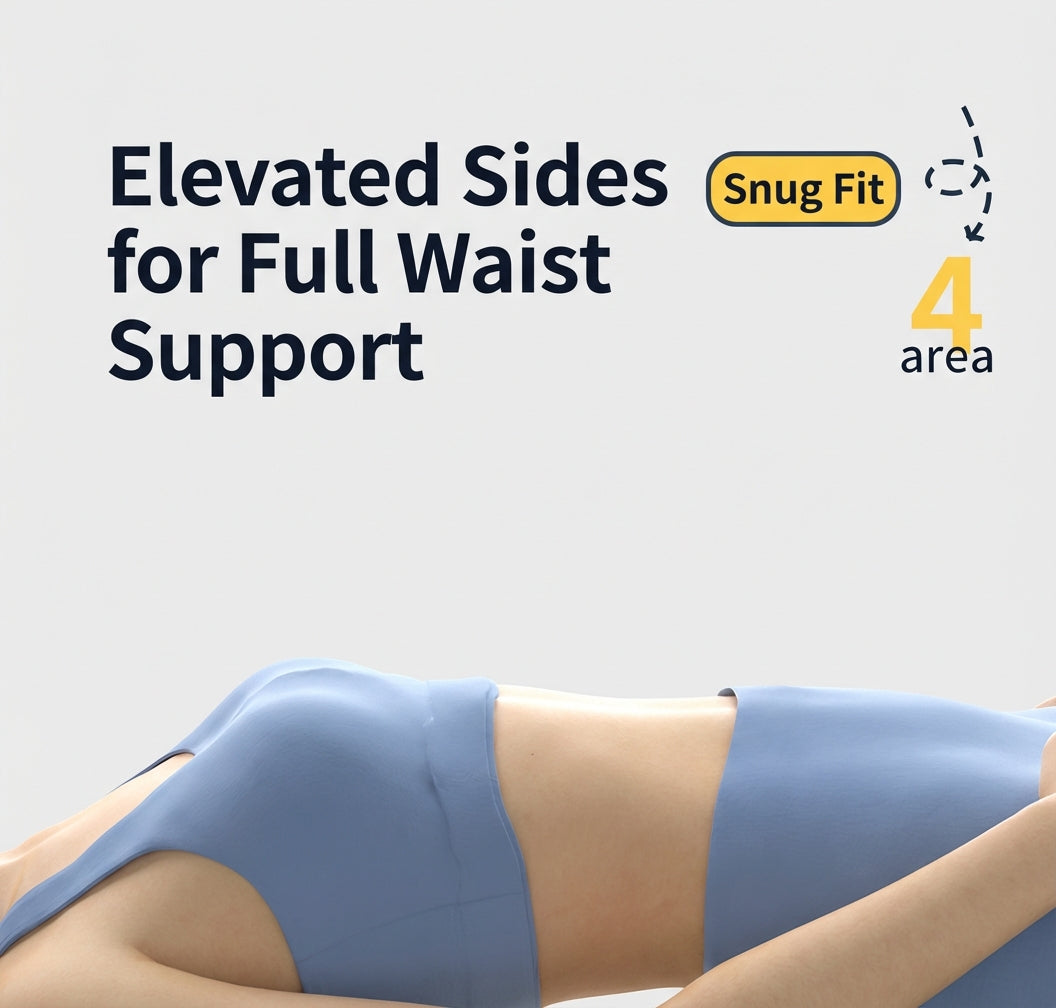 NeLar® Lumbar & Leg Support Set – Memory Foam Waist Pillow & Elevation Leg Cushion