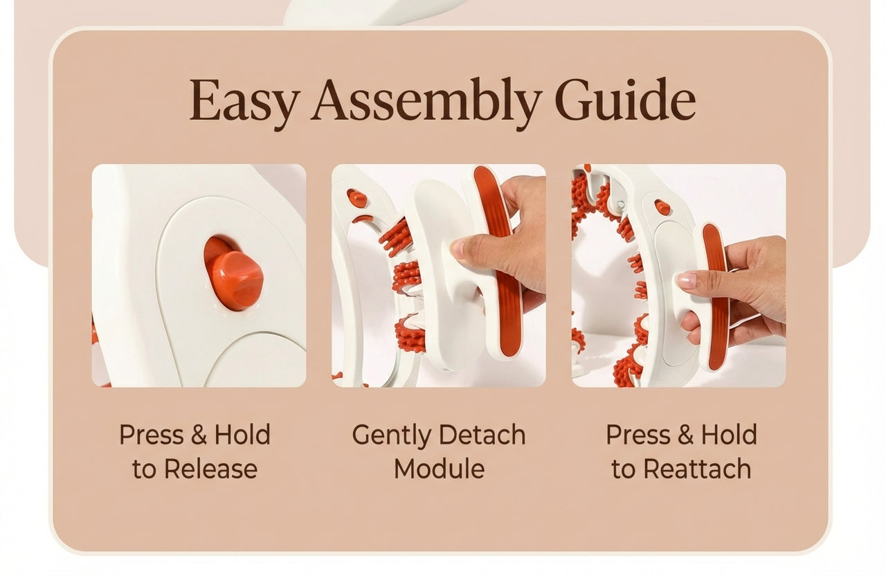 DMASUN 14-Roller 360° Full Coverage Leg & Body Massager