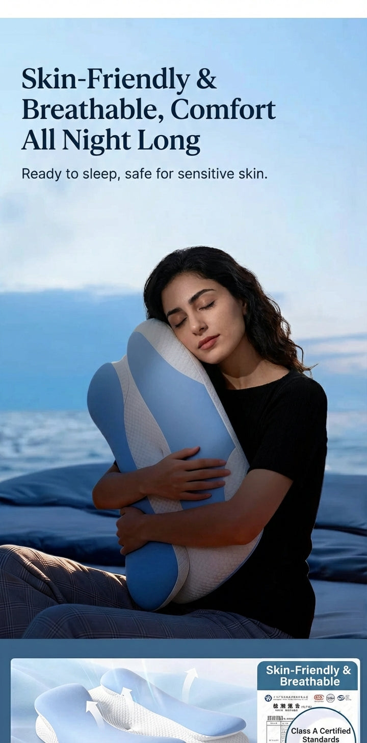 2026 Ergonomic Butterfly Memory Foam Neck Support Pillow (NEW)