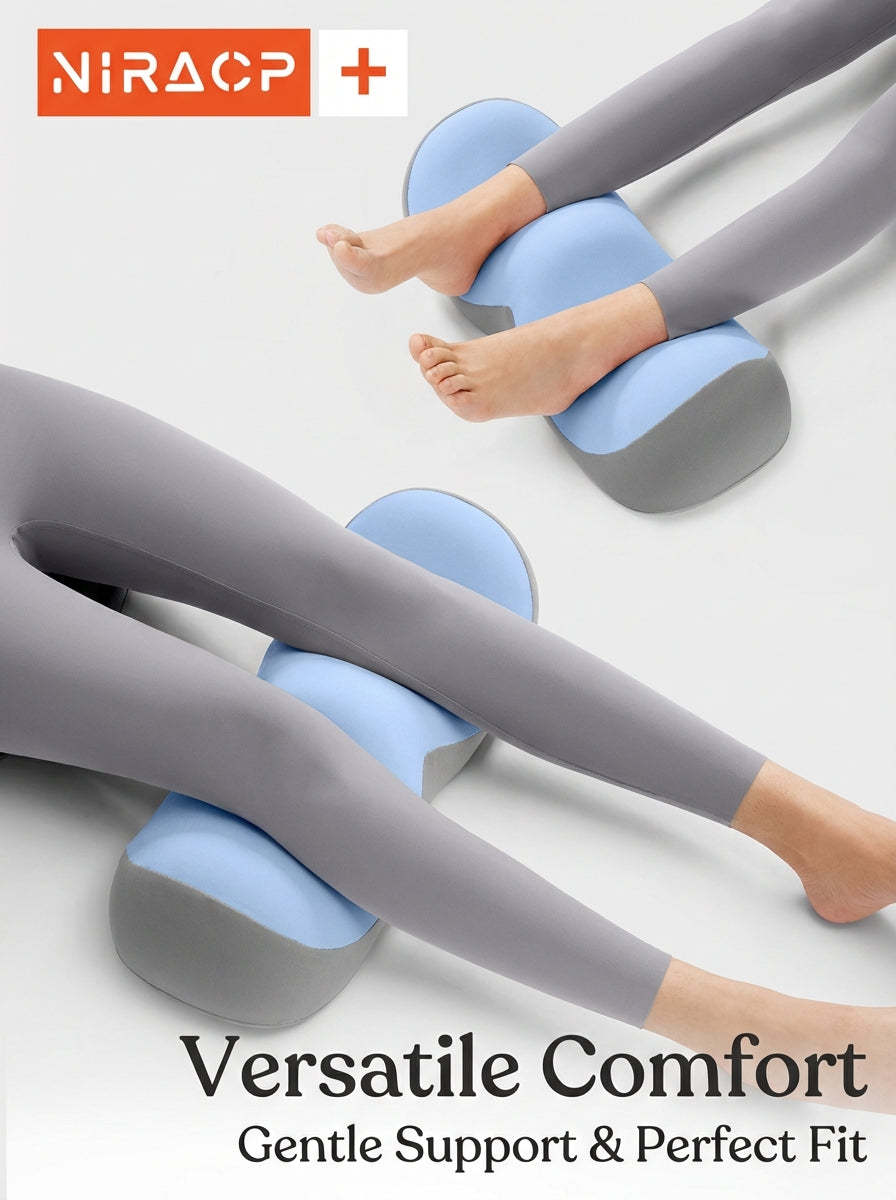 NeLar® Lumbar & Leg Support Set – Memory Foam Waist Pillow & Elevation Leg Cushion