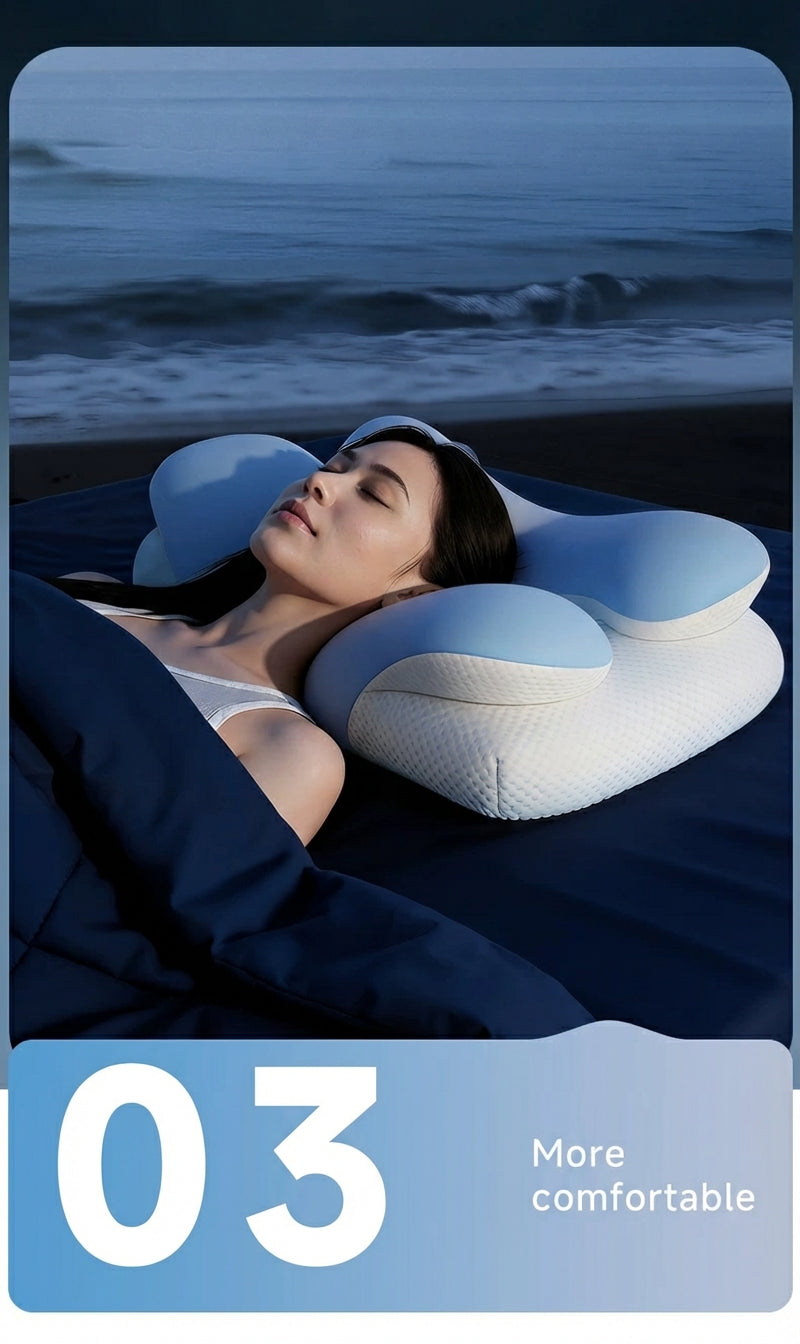 2026 Ergonomic Butterfly Memory Foam Neck Support Pillow (NEW)