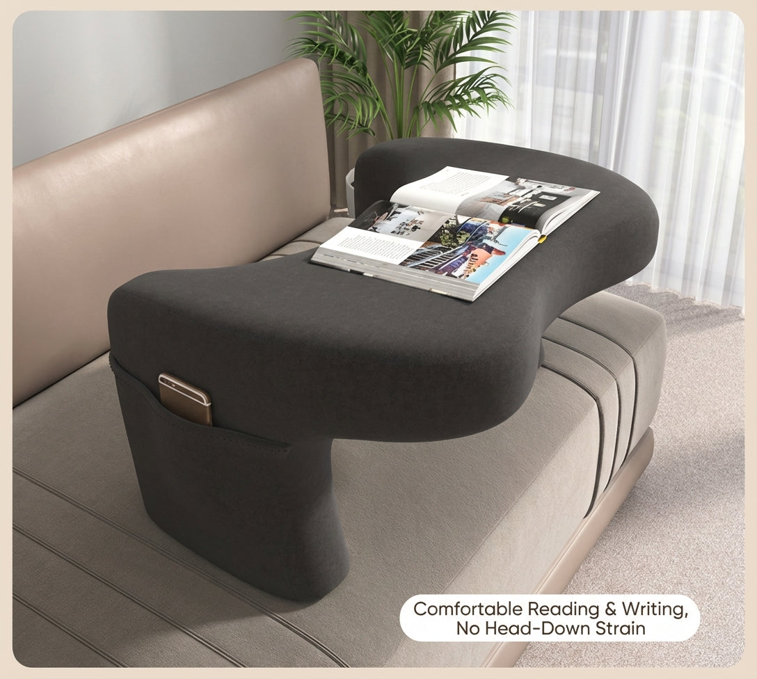 Multi-Functional Ergonomic Reading & Laptop Pillow – Memory Foam Bed Workstation