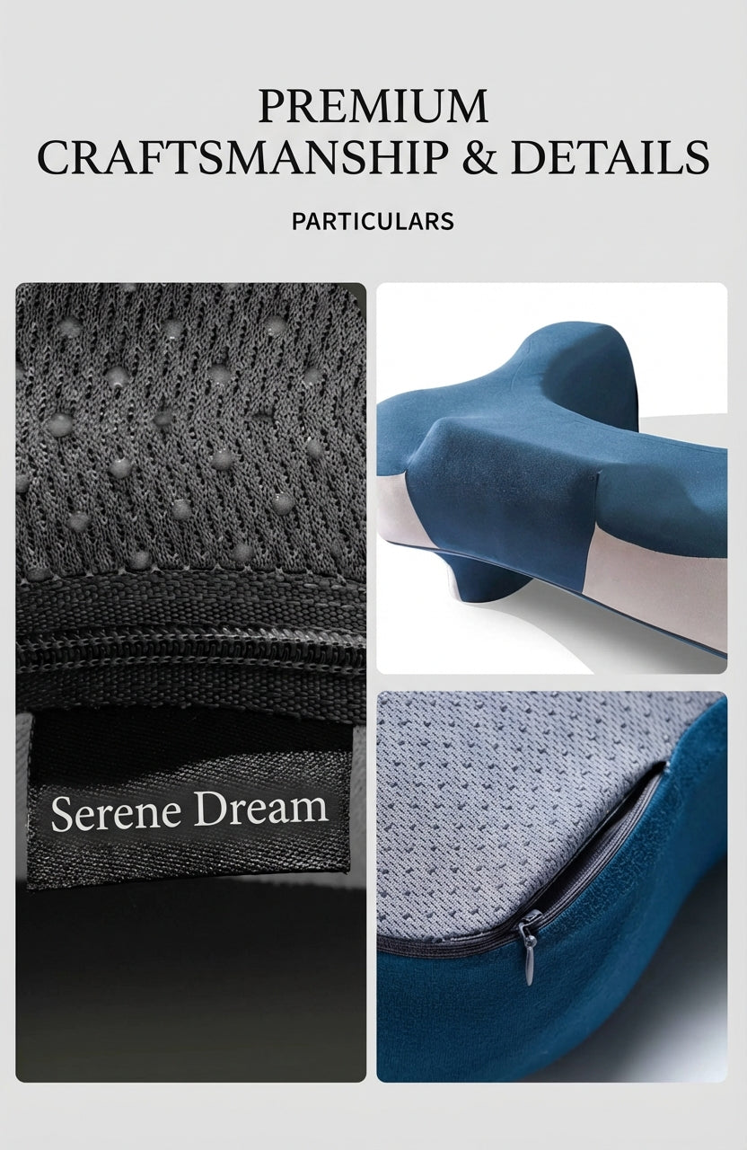 Ergonomic Memory Foam Reading Pillow & Bed Lounge Cushion