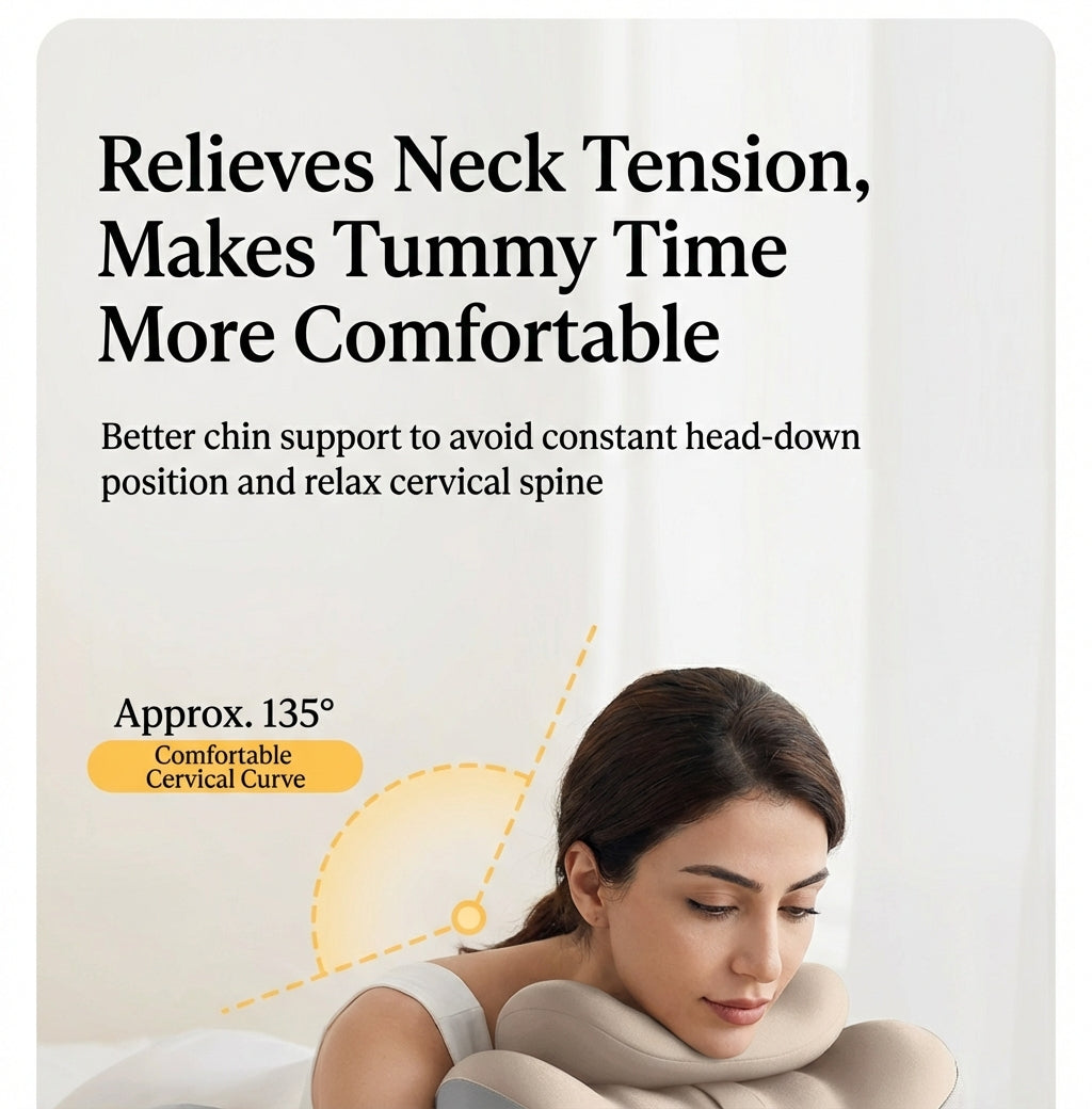 NeLar Ergonomic Elevation Support Pillow – Adjustable Cervical & Back Relief Cushion